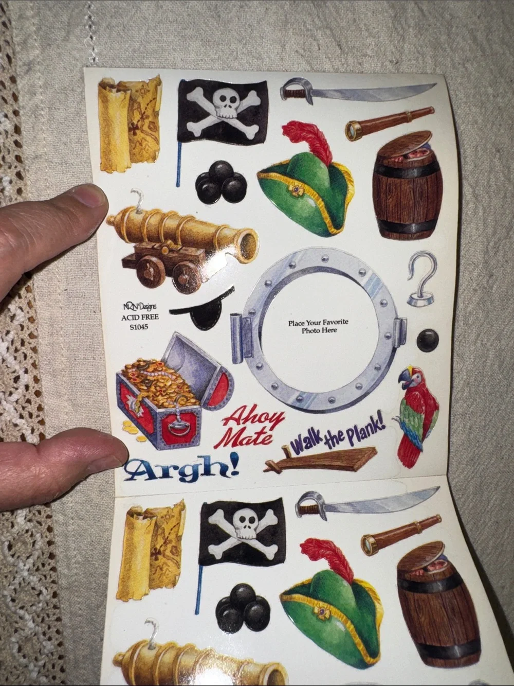 Pirates Plunder Sticker Roll by NRN Designs - A whole roll!!!